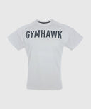 Playera athletic fit de entrenamiento para hombre color blanco - vista frontal