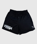 Short de entrenamiento para hombre color negro - flat lay