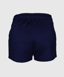 Short de entrenamiento para gym color marino - vista trasera