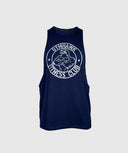 Playera tank top de entrenamiento para hombre color marino - vista frontal