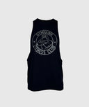 Playera tank top de entrenamiento para hombre color negro - vista frontal